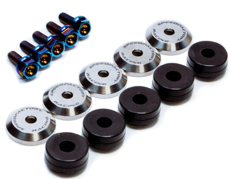 SpeedFactory K Series Titanium Valve Cover Hardware Kit - Burnt Nuts (SF-02-079)