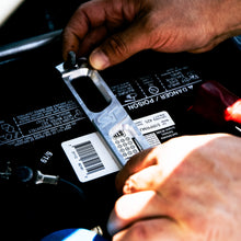 Load image into Gallery viewer, SpeedFactory Billet Battery Tie-Down