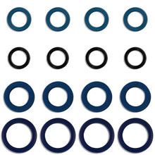 Load image into Gallery viewer, Seal kit for Fuel Injector Clinic low-z injectors for DSM/Evo (Scribed part numbers ending in "K") (slk-126x4-k)