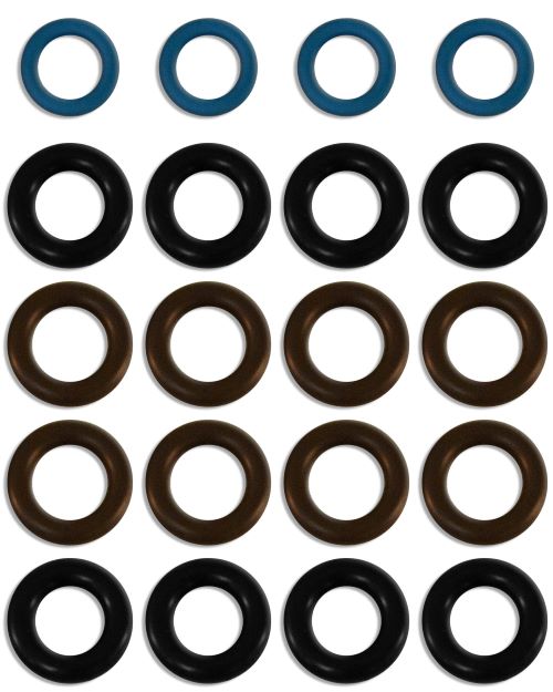 Seal kit for Fuel Injector Clinic  Nissan 240SX 11mm Injectors top feed style injectors (slk-181)