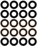 Universal seal kit for 4 cyl Fuel Injector Clinic  injectors w/14mm seals (slk-univ-14mm-x-4)