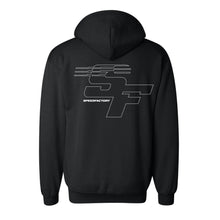 Load image into Gallery viewer, SpeedFactory Racing Black New Era Hoodie