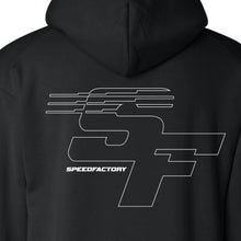 Load image into Gallery viewer, SpeedFactory Racing Black New Era Hoodie