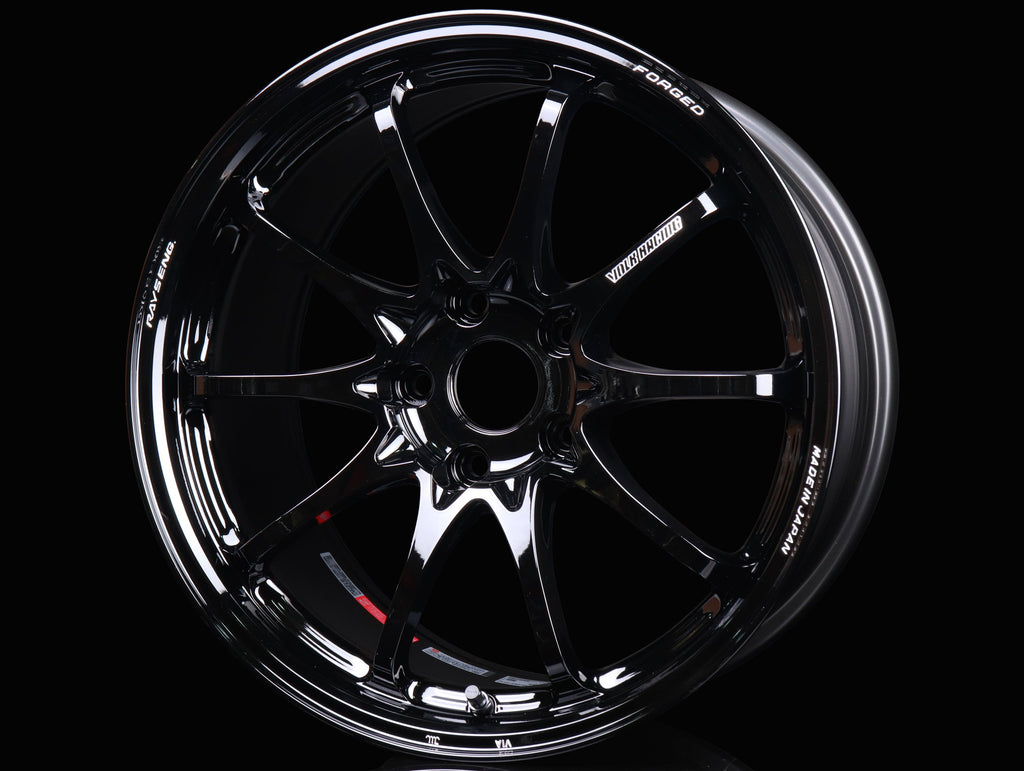 Volk Racing CE28N Plus Wheels - Gloss Black - 18x9.5 / +38