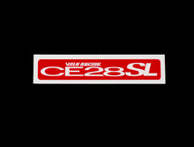 Load image into Gallery viewer, Rays Volk CE28SL Red Wheel Lip Replacement Decal - 17"/18"