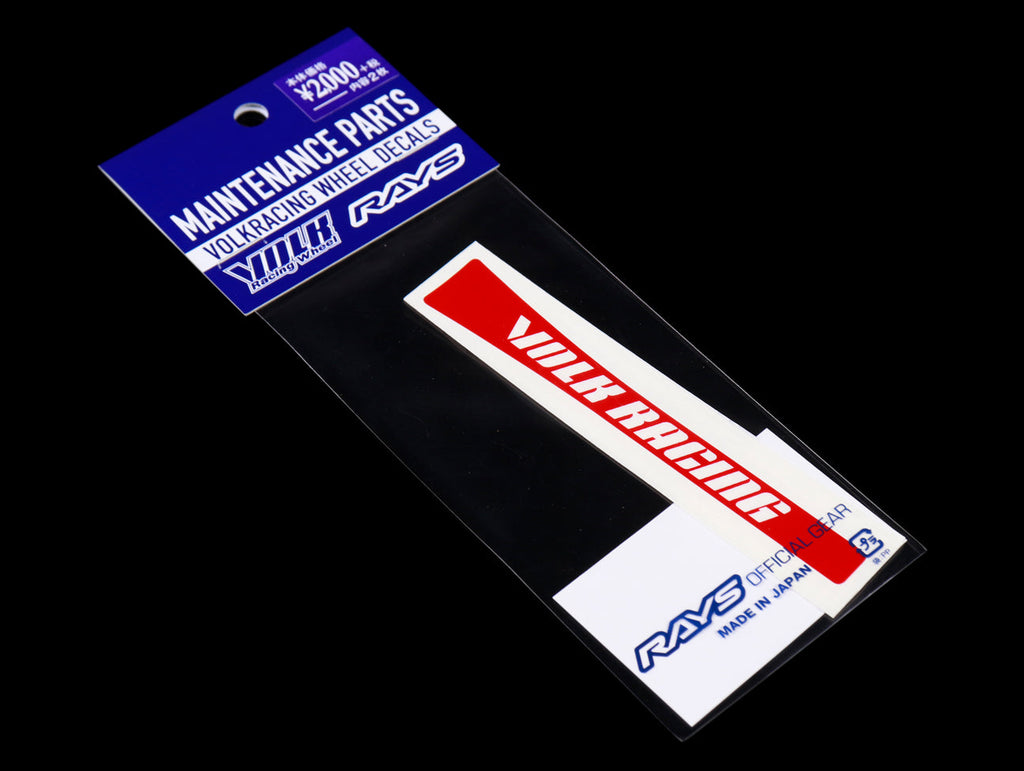 Rays Volk CE28SL Red Spoke Replacement Decal - 17