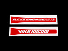 Load image into Gallery viewer, Rays Volk CE28SL Red Spoke Replacement Decal - 17"/18"