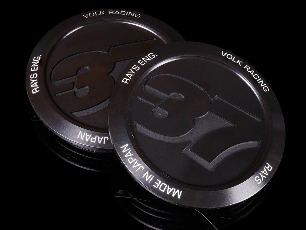 Volk Racing Center Cap Model 37 - Black / Almite