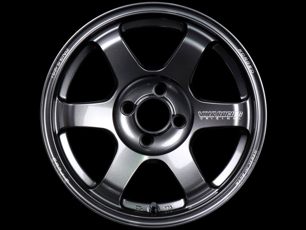 Volk Racing TE37 Saga S-Plus Wheels - Dark Gunmetal / 15x8 / 4x100 / +35