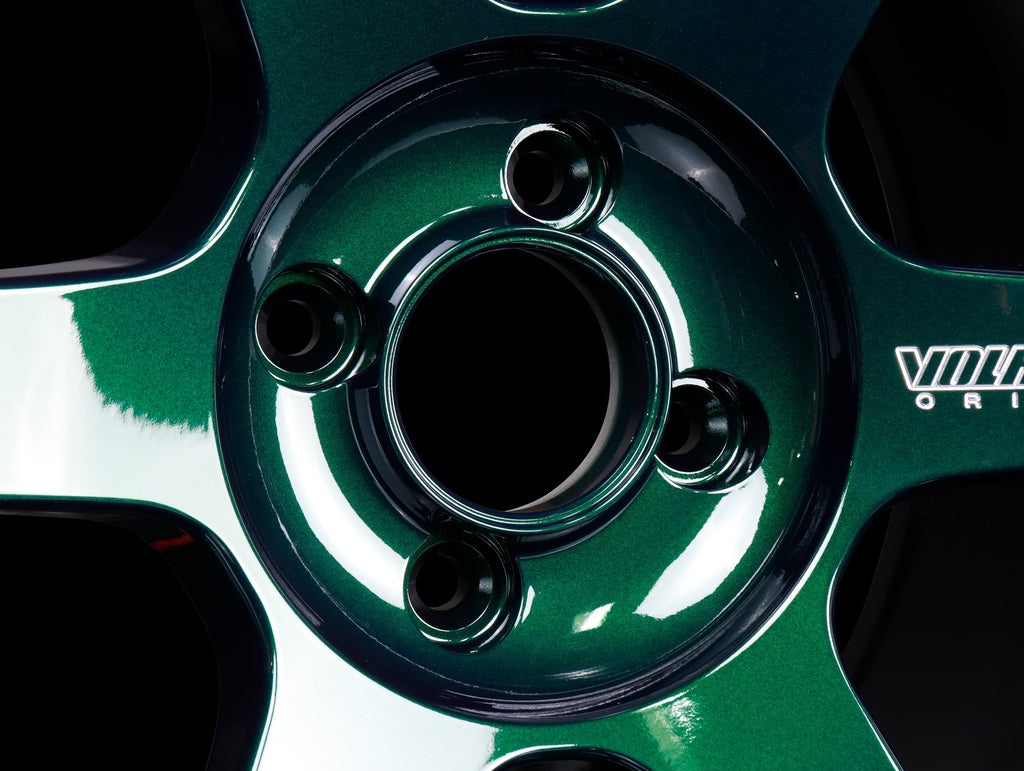 Volk Racing TE37 Saga S-Plus Wheels - Racing Green / 15x8 / 4x100 / +35