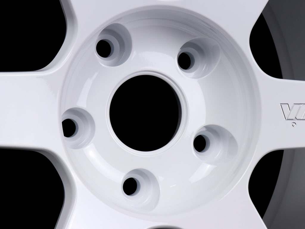 Volk Racing TE37 Saga S-Plus Time Attack Wheels - White/Redot / 18x9.5 / 5x120 / +38