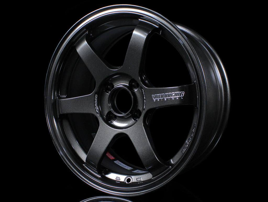 Volk Racing TE37 Sonic Wheels - Diamond Dark Gunmetal 16x8 / 4x100 / +35