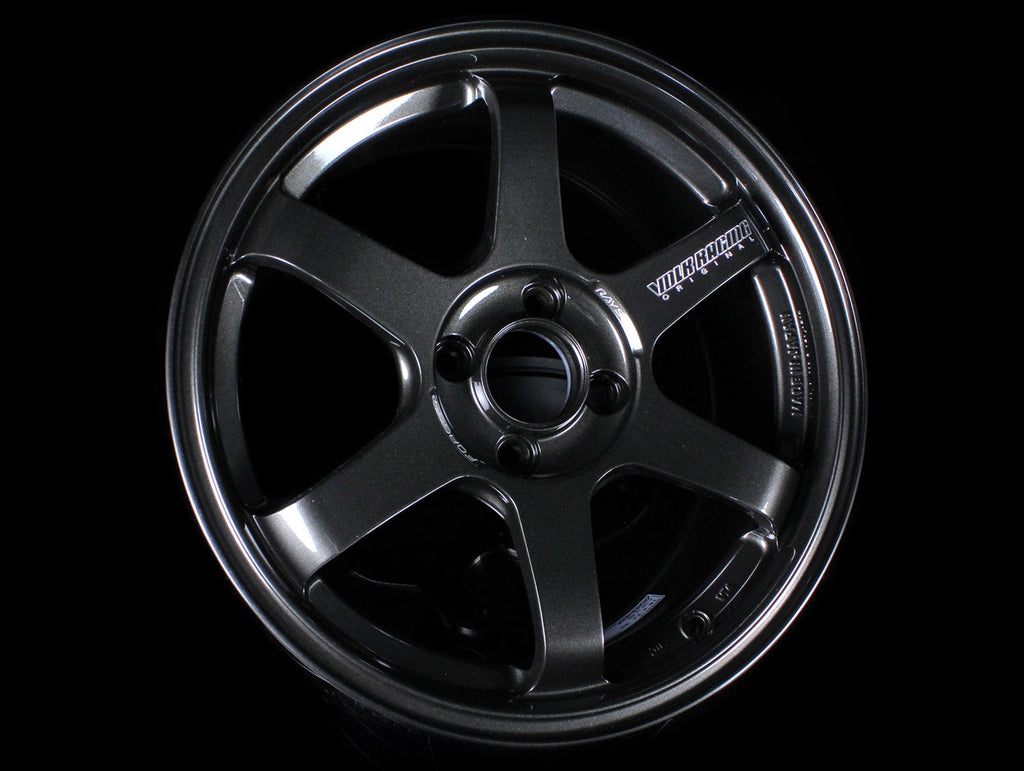 Volk Racing TE37 Sonic Wheels - Diamond Dark Gunmetal 16x8 / 4x100 / +35