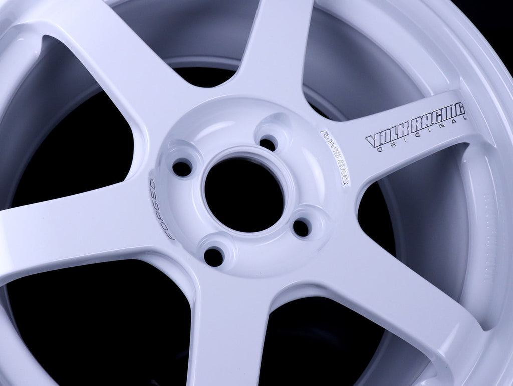 Volk Racing TE37 Sonic Wheels - Dash White 16x8 / 4x100 / +35