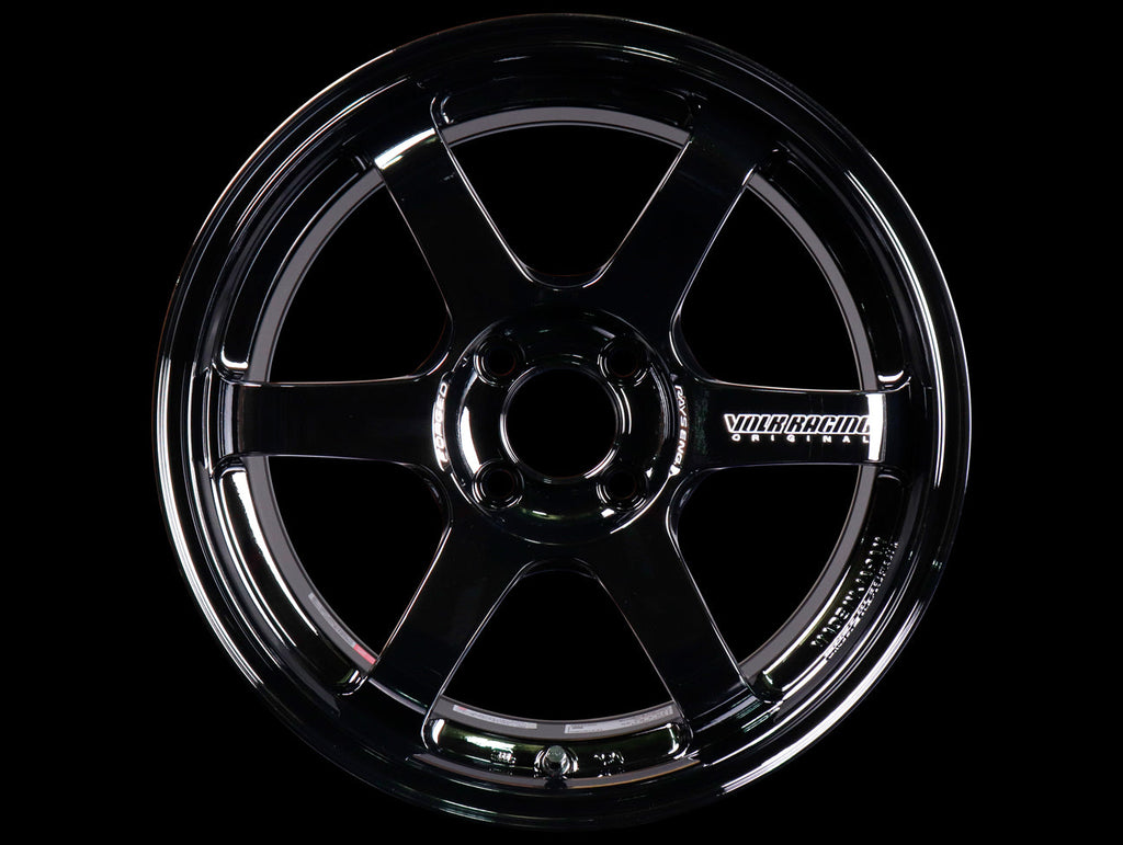 Volk Racing TE37 Sonic Wheels - Gloss Black 16x8 / 4x100 / +35