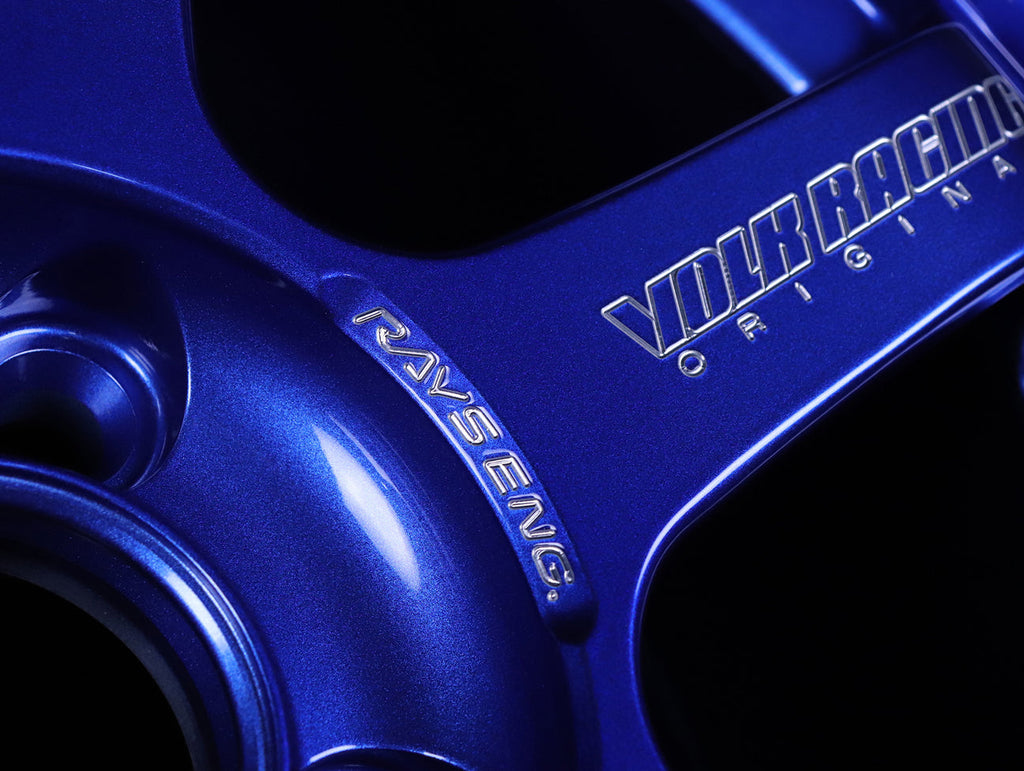 Volk Racing TE37 Sonic Wheels - Hyper Blue 16x8 / 4x100 / +35