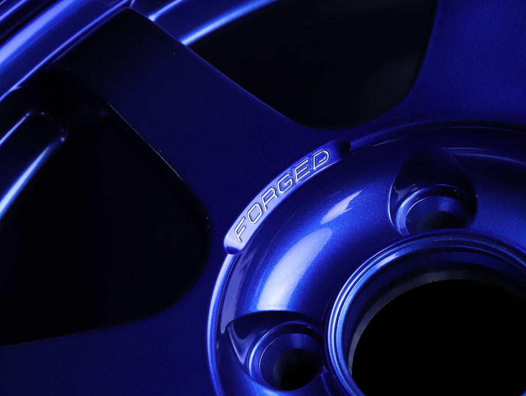 Volk Racing TE37 Sonic Wheels - Hyper Blue 16x8 / 4x100 / +35