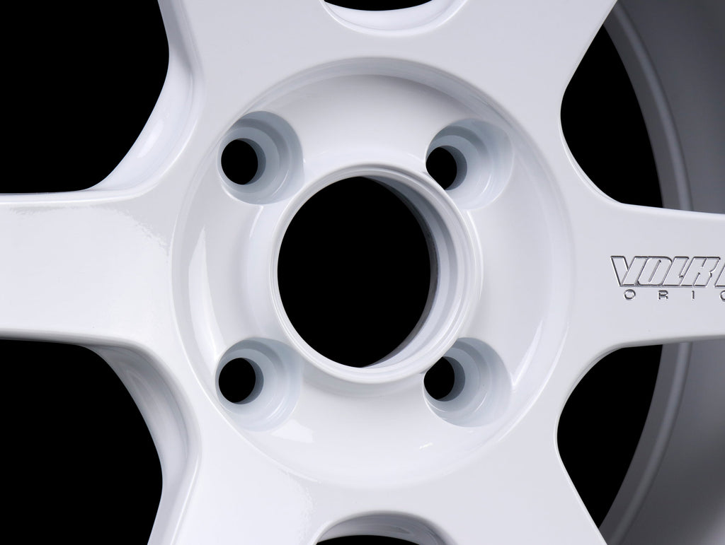 Volk Racing TE37 Sonic Time Attack Edition Wheels - Dash White 15x7 / 4x100