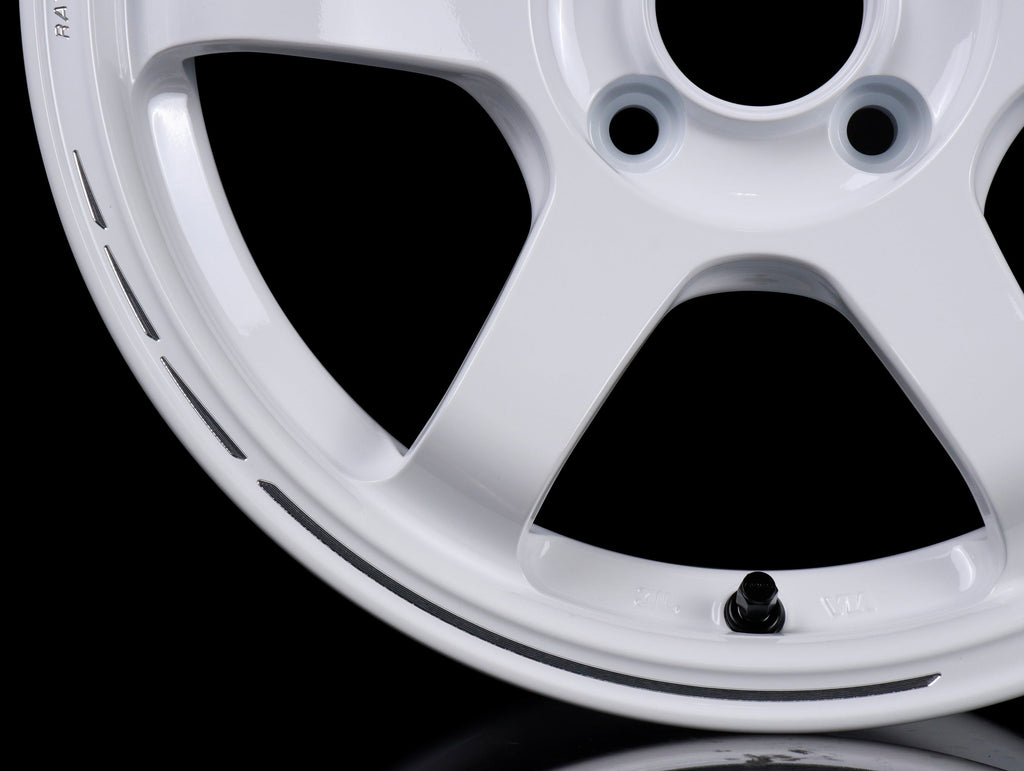 Volk Racing TE37 Sonic Time Attack Edition Wheels - Dash White 15x7 / 4x100