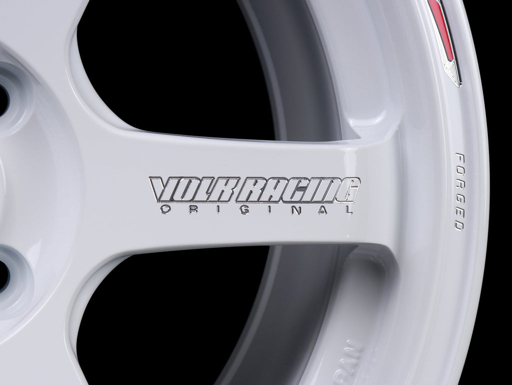 Volk Racing TE37 Sonic Time Attack Edition Wheels - Dash White 16x8 / 4x100 / +36