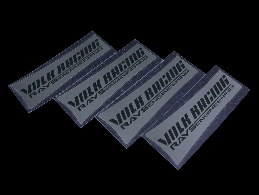 Volk Racing TE37SL 17-18" Wheel Replacement Spoke Decal - Metal Black