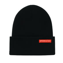Load image into Gallery viewer, SpeedFactory Black/Red SpeedFactory Beanie