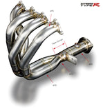 Toda Racing B18C-R (DC2/DB8) 96spec Exhaust Manifold Ver.2 (4-2-1 SUS)
