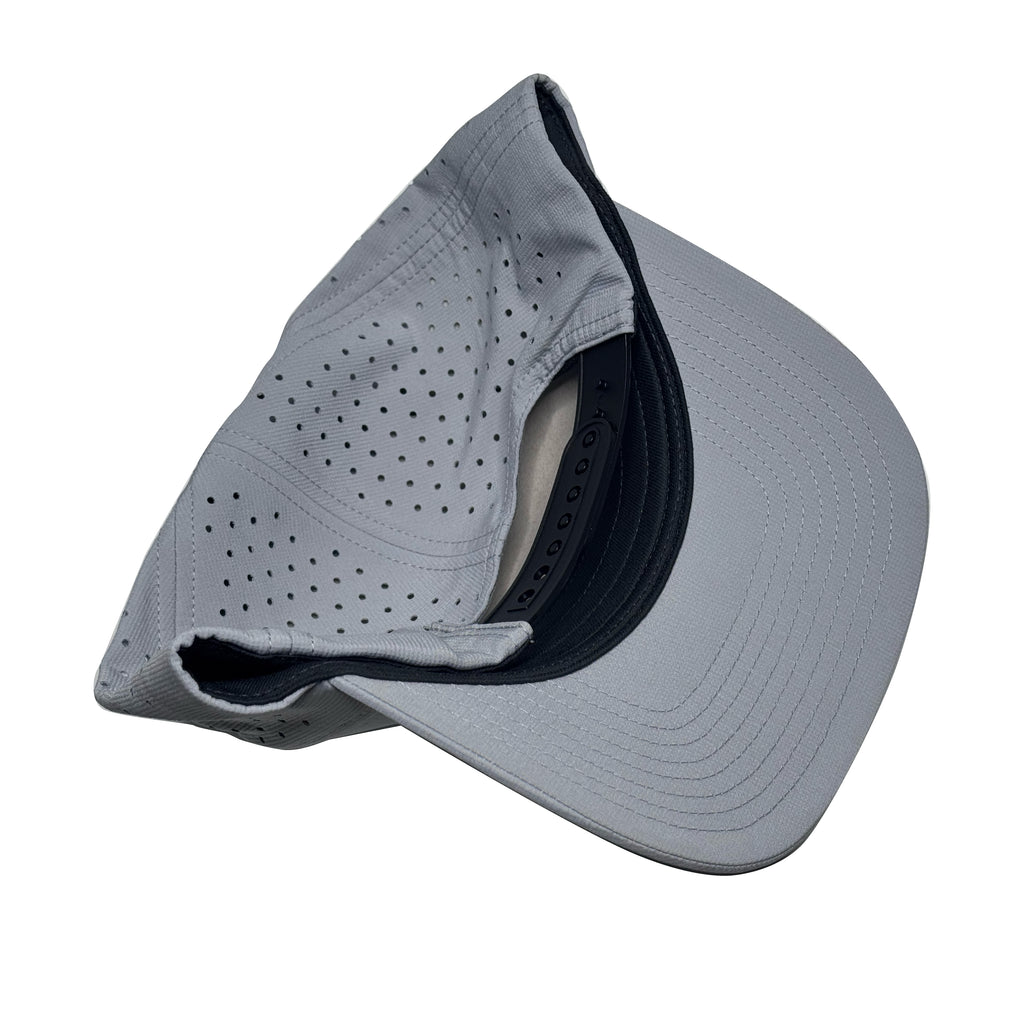 SpeedFactory Racing Modern Arc Perforated Snapback - Grey