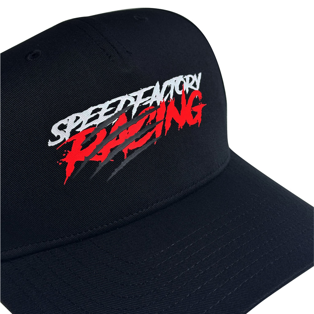 SpeedFactory Racing Beast Curved Bill Snapback - Black