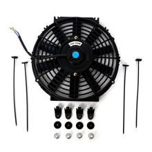 Load image into Gallery viewer, BLOX Racing Electric Slim Fan - 10" / 12" 120W - Straight Blade Black