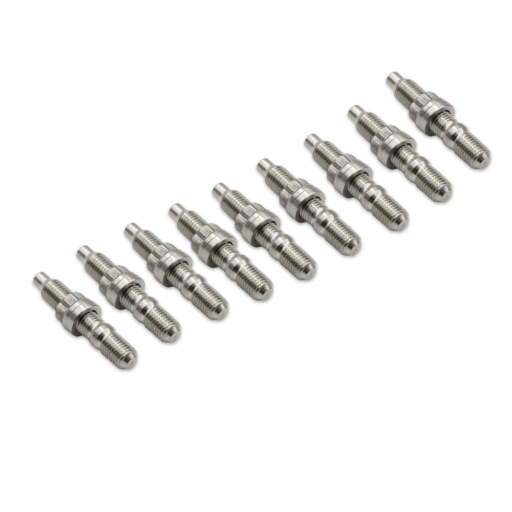 BLOX Racing Stainless Steel Intake/Exhaust Manifold Studs - M10x1.25 45mm Singles, 4,5,9,10 Piece Kits - BLOX Racing