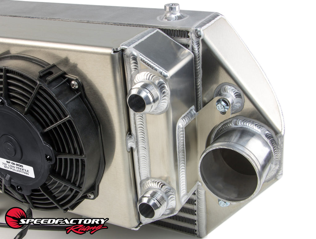 SpeedFactory Racing Dual Backdoor Intercooler | Tucked Radiator Combo
