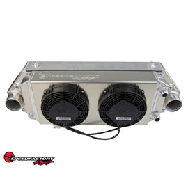 SpeedFactory Racing Dual Backdoor Intercooler | Tucked Radiator Combo