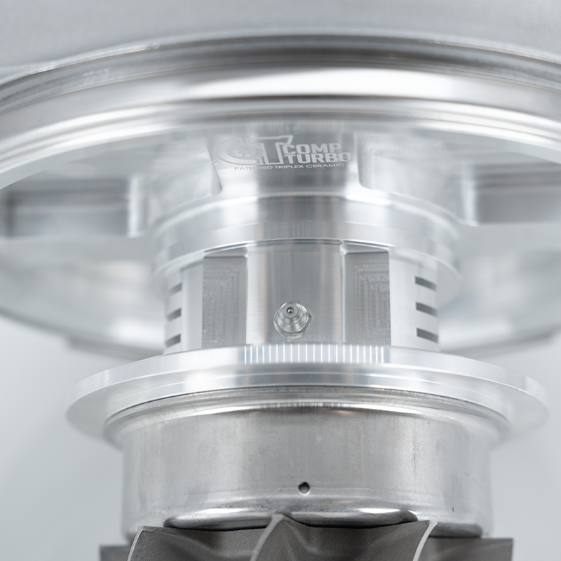 CT8RX-140120 TRIPLEX CERAMIC BALL BEARING OIL-LESS AIR COOLED TURBOCHARGER (3950 HP)