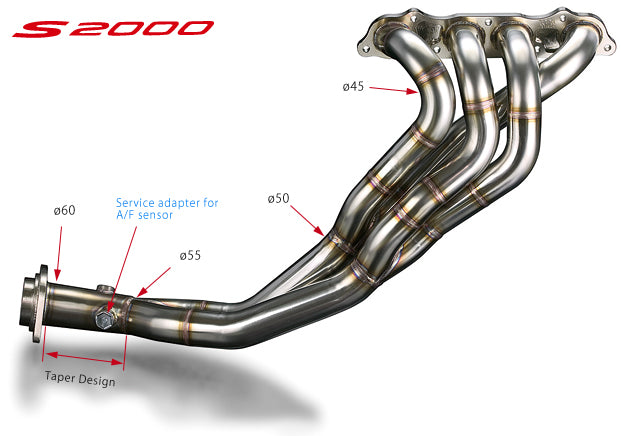 Toda Racing F20C/F22C (AP1/AP2) TODA Standard Exhaust Manifold (4-2-1 SUS)