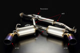 Toda Racing FA20 High Power Muffler System (Twin Silencer) with Resonator