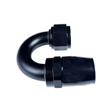 Load image into Gallery viewer, SpeedFactory Racing -12 AN Black Anodized Hose End Fitting - 180 Degree