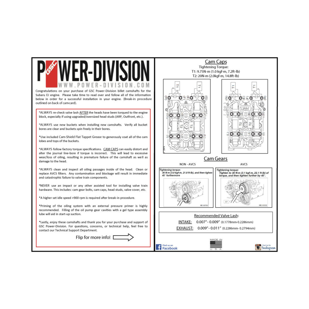 GSC Power Division Can Set, Use with stock or upgraded turbo 300-500whp, fast spooling no loss of bottom end power, upgraded spring required - Subaru EJ207 JDM STI 2.0L