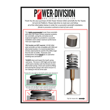 Load image into Gallery viewer, GSC Power Division Cam Set. Use with Upgraded Turbo, 750-1000WHP. Upgraded Springs Required, Lobe Clearancing required - 2JZ-GTE VVTI