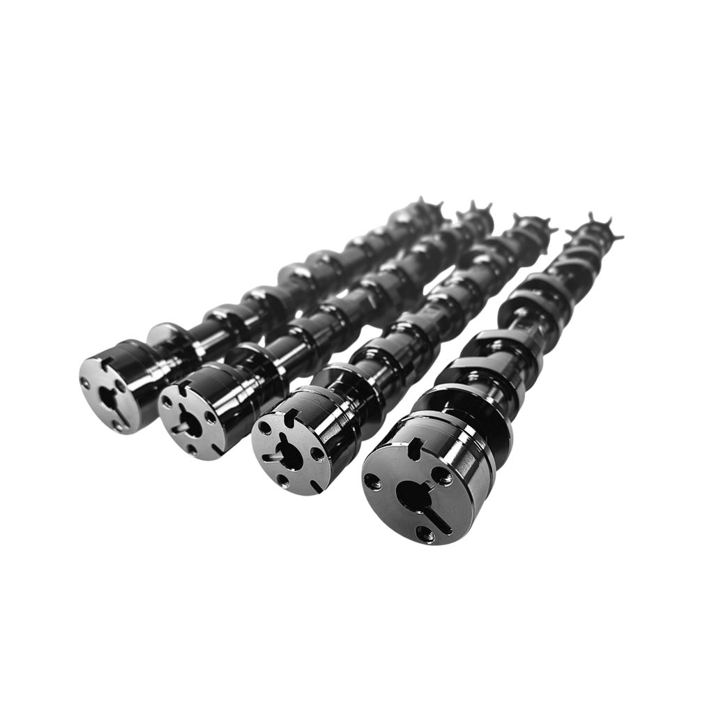 GSC Power Division Camshaft Set R2 Profile, OEM Ported Head, Upgrade Valve spring required, 6000-8500 RPM Band - GT350 Flat Plane Firing order