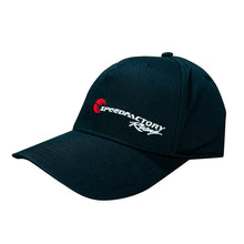 Load image into Gallery viewer, SpeedFactory Racing Classic Embroidered Logo Curved Bill Snapback - Black