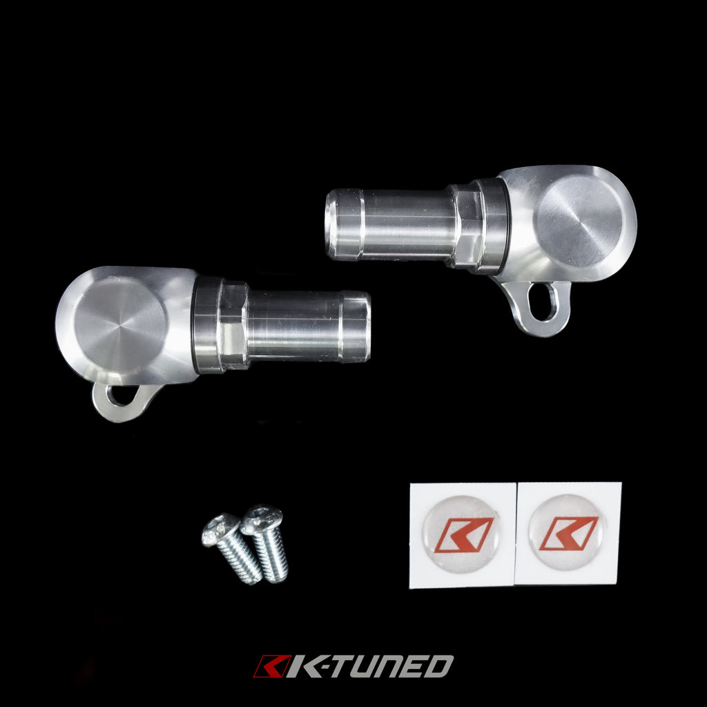 K-Tuned Oil Cooler Fittings (Side And Rear) with Hose end