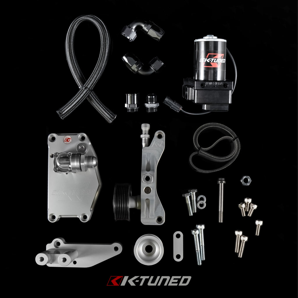 K-Tuned Complete K-Series Alternator Water Plate Kit (W/ Electric Water Pump)
