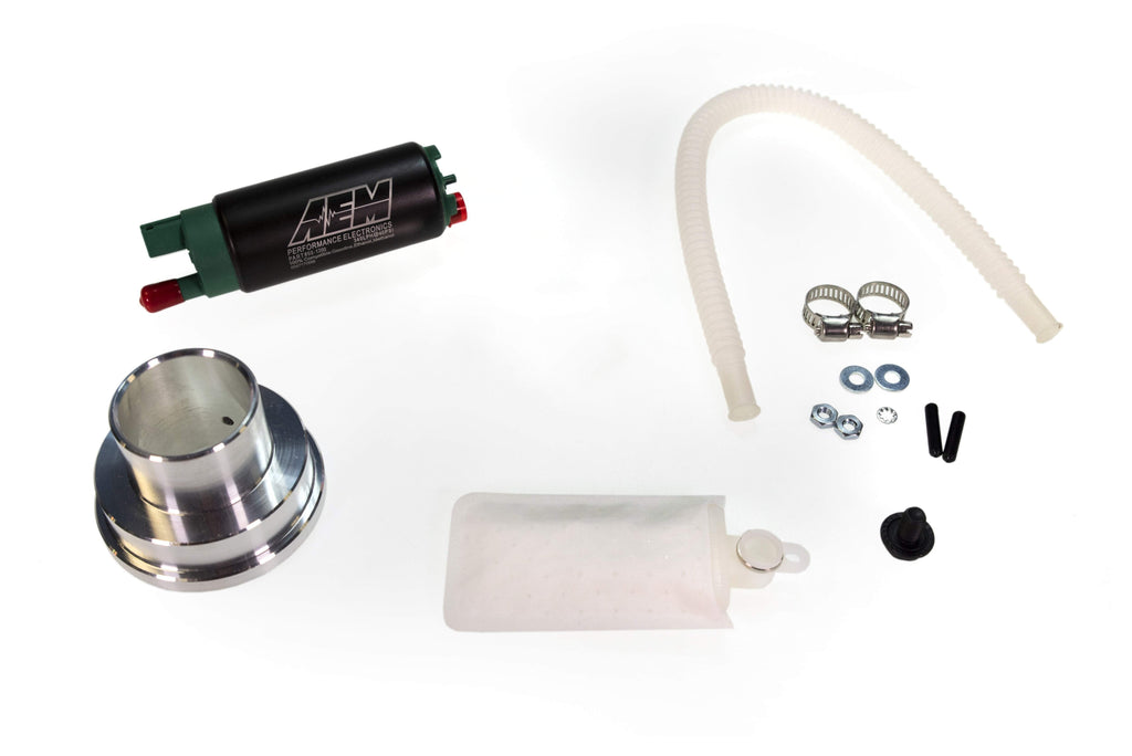 MAP Fuel Pump Install Kit w/ AEM 340lph E85 Pump | 08+ Mitsubishi Evo X / 09+ Ralliart (EVOX-FPK-AEM-E85)