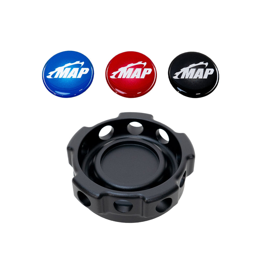 MAPerformance Billet Honda Oil Cap | 2016-2024 Honda Civic (HDAX-OC-BK)