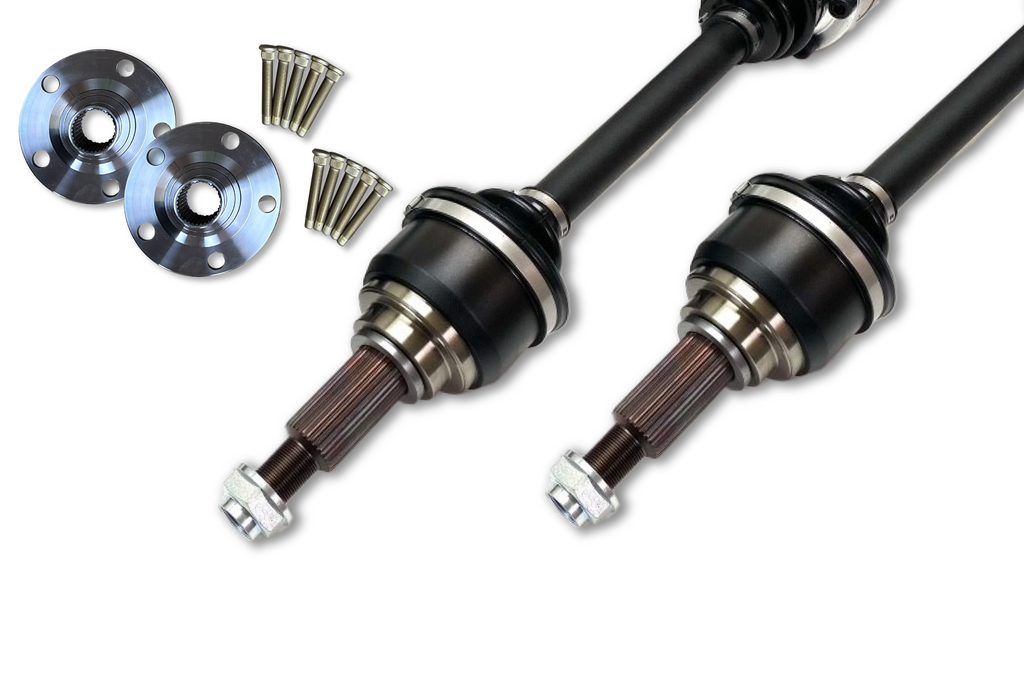 Drive Shaft Shop 1993-1995 Mazda RX-7 (FD) Pro-Level Axle/Hub Kit (Ford Explorer 31 Spline 8.8 Differential Conversion) (Pair)