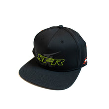 Load image into Gallery viewer, SpeedFactory Racing Hyper Lime Driver Logo Snapback Hat