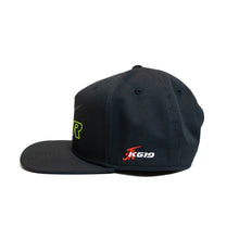 Load image into Gallery viewer, SpeedFactory Racing Hyper Lime Driver Logo Snapback Hat