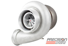 Load image into Gallery viewer, Precision Turbo GEN2 PT7675 BB SPORTSMAN W/ T4 DIVIDED INLET/V-BAND DISCHARGE 1.28 A/R