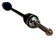 Load image into Gallery viewer, Drive Shaft Shop 2002-2007 Subaru Impreza (GC8/GDB Chassis) RS/WRX &amp; Forester XT (SG Chassis) with R180 Rear Conversion 500HP Rear Axle (for 5x100 bolt pattern hubs) (Pair)